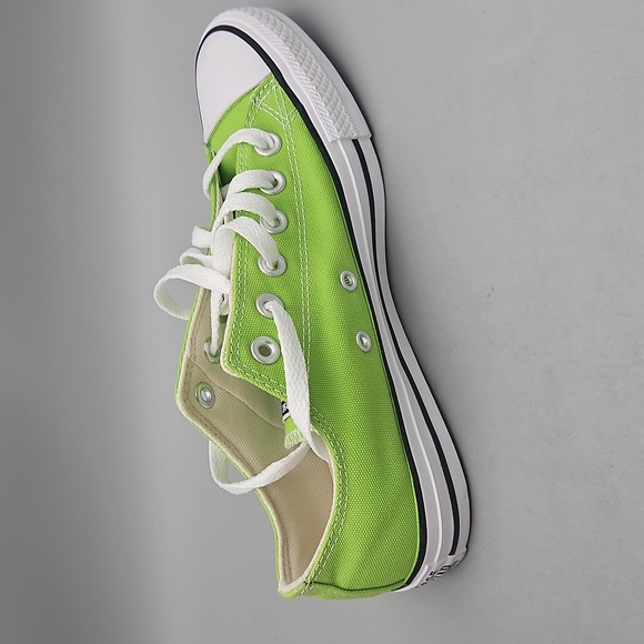 Converse - neon lime green all star low top sneakers Women 7.5 - Picture 5 of 9